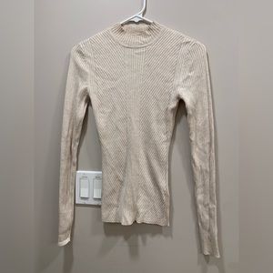 Cream turtleneck